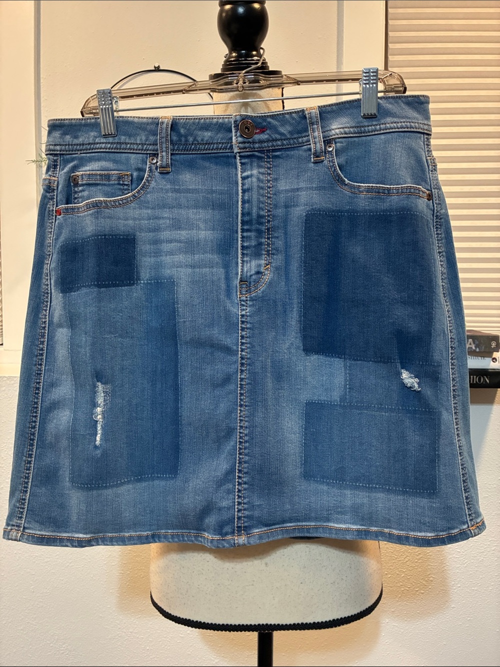 EV1 Distressed Denim Mini